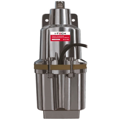 Насос погружной вибрационный I-TECH D-280/25 нижний забор, 280 Вт, провод 25м Насос погружной вибрационный I-TECH D-280/25 нижний забор, 280 Вт, провод 25м