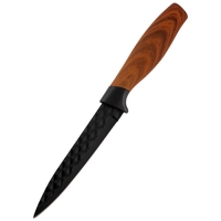 Нож с рукояткой софт-тач TRONTO универсальный, фактурное лезвие, 12,7 см арт.110645