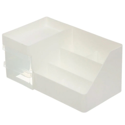 Органайзер для косметики (белый/прозрачный) 330006 Виолет