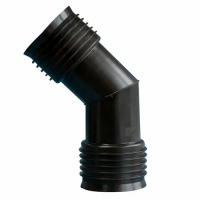 Отвод сварной 150/45 "Политэк" (двухсл.) "Политэк"