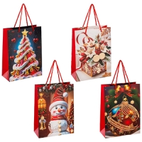 Пакет подарочный Волшебная страна Сказка, размер S 18*24*8.6 см, 4 дизайна в ассортименте 110429