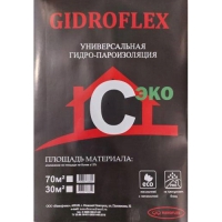 Пароизоляция GIDROFLEX эко C (гидро-пароизоляция) 30м2 (аналог Мастер) Пароизоляция GIDROFLEX эко C (гидро-пароизоляция) 30м2 (аналог Мастер)