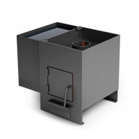 Печь банная Двушечка антрацит Печь банная Двушечка антрацит