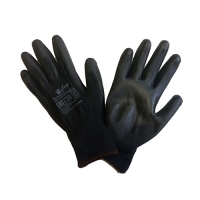 Перчатки "Для точных работ", полиэстеровые,полиуретановое покрытие,однотонные L/120/12