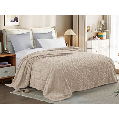 Плед Доброшвейкин Велсофт 190*210 ромб 005