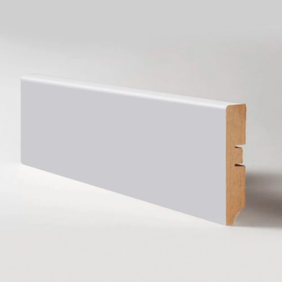 Плинтус напольный МДФ "Абсолют" А-1 Бергамо (2070 х 80 х 16мм, 10 шт/упак)