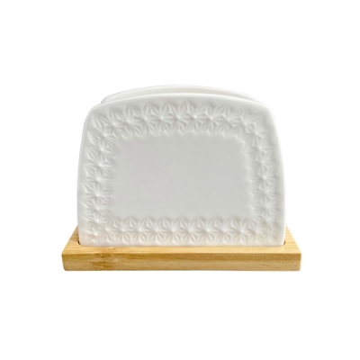 Подставка под салфетки на бамбуковой подставке, снежная королева S880408ZJ