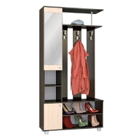 Прихожая Тэкс Эконом венге/дуб молочный, 2000*1000*370 мм Прихожая Тэкс Эконом венге/дуб молочный, 2000*1000*370 мм