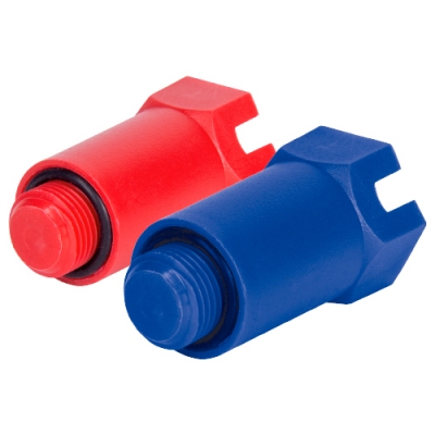 RU-TB Заглушка длинная 1/2 синяя (100 шт.)