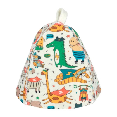 Шапка детская Банные штучки Супер герои, войлок /20 41487 Шапка детская Банные штучки Супер герои, войлок /20 41487