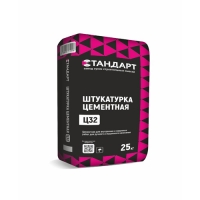 Штукатурка цементная Стандарт Ц32 серая (1 поддон - 60 шт)