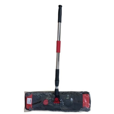 Швабра Аквамаг с насадкой из микрофибры "Лапша" черная 1/40 ТВ-050