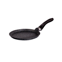 Сковорода блинная 240мм с ручкой, АП линия "Granit" (Black) "Kukmara" сбггч240а