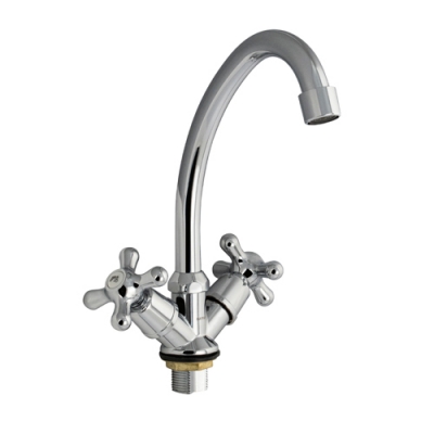 Смеситель кухонный металлокерамика ручка крест 87305 MYFAIR Смеситель кухонный металлокерамика ручка крест 87305 MYFAIR