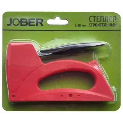 Степлер мебельный, строительный, регулируемый, тип 53, 6-10мм Jober (391004)