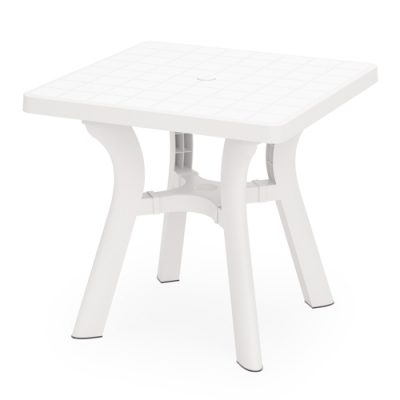 Стол Альтернатива Атлант квадратный 800мм белый (уп.1) М8821