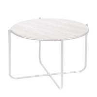 Стол журнальный дуб дымчатый/белый HHST2/2 Стол журнальный дуб дымчатый/белый HHST2/2