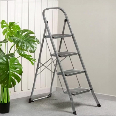 Стремянка широкие 4 ступени WK6018J-4A металл, 150 кг