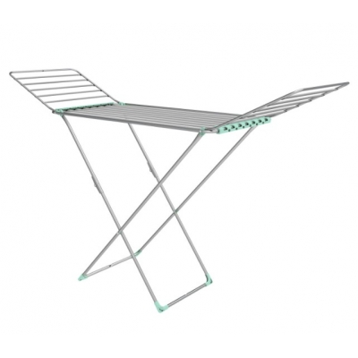 Сушилка Nika 18 СБТ18Н/С для белья СЕРЕБРО напольная складная (габариты для маркетплейсов)