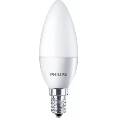 Светильник PHILIPS Лампа светодиодная 5Вт 500лм E14 840 B35