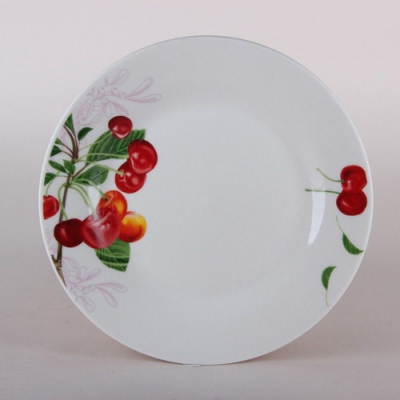 Тарелка десертная 18см, Sweet cherry ZX2434-7FP Тарелка десертная 18см, Sweet cherry ZX2434-7FP