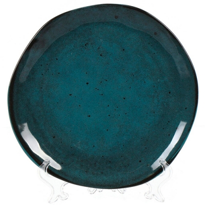 Тарелка десертная STONE синий 20см арт.DMD052