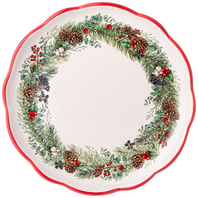 Тарелка обеденная agness "Celebration" 24,5*2,5 см 358-2257 Тарелка обеденная agness "Celebration" 24,5*2,5 см 358-2257