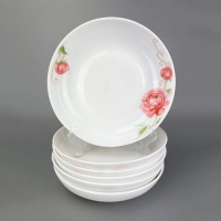 Тарелка суповая JEWEL Флора 20 см (700мл) (стеклокерамика) (ПС0004-58)