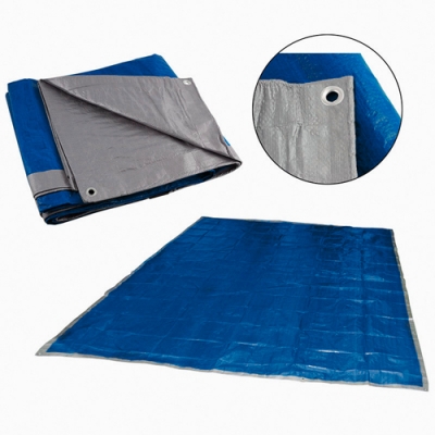 Тент хозяйственный универсальный T-5*5 размер: 5*5 м, плотность: 60г/м2 (синий) арт.109778