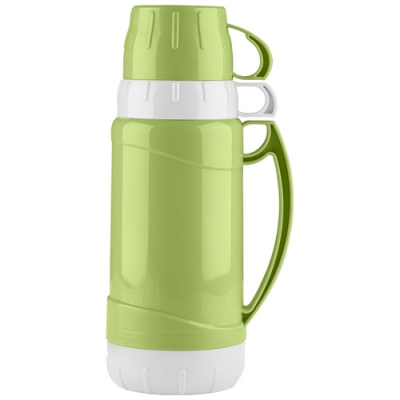 Термос в пластиковом корпусе со стеклянной колбой VALENTE, 1,0 л, (2 чашки) арт.106036