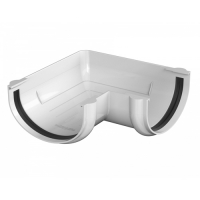 ТН ОПТИМА Угол желоба 90* Белый ЕКН 054397