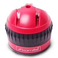 Точилка для ножей 6*6*6.5см с присоской ( с черной вставкой) (5702)