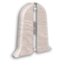 Торцевые (пара) для плинтуса "Идеал Классик" (55 ММ) 251 Ясень Торцевые (пара) для плинтуса "Идеал Классик" (55 ММ) 251 Ясень