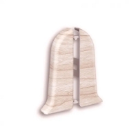 Торцевые (пара) для плинтуса "Идеал Классик" (55 ММ) 267 Клен белый