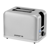 Тостер PET 0923 Нержавеющая сталь POLARIS CN