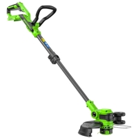 Триммер аккумуляторный Greenworks G24LT301, 24V, 30 см, с 1хАКБ 4А и ЗУ (2113207UB)