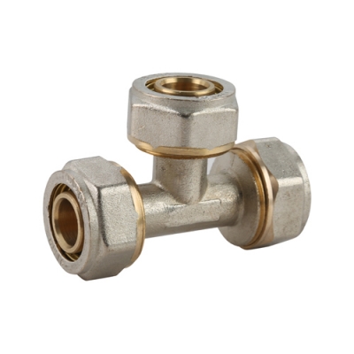 Тройник 16*16*16 ц латун. (80 шт.) "ОТМО"