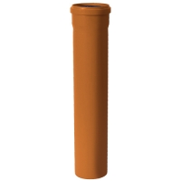 Труба канализационная наружн. SN4 TEBO 110x3,4х2000 (рыжая) RU-TB ПП