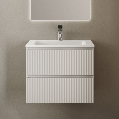 Тумба Raval Coste 60 подвесная, Белая (под умывальник Modul-65)