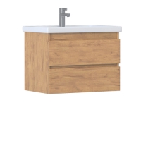 Тумба Vigo Fusta 700-0-2 навесная, дуб золотой (в разборе) (под умывальник Фостер-70)