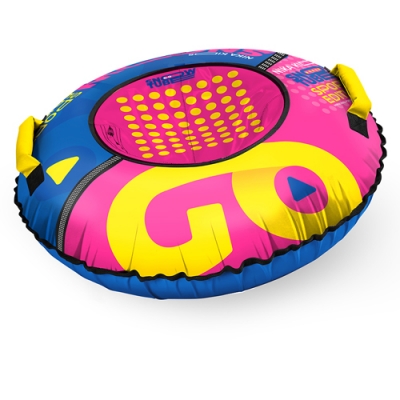 Тюбинг Игрушка с круговым дизайном Nika ТБ8К-85/PГ "графический розовый"