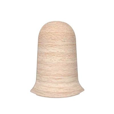 Угол наружный с крепежом для плинтуса 55мм "Идеал Классик", 254 Ясень светлый