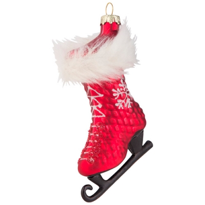 Украшение елочное Волшебная страна Конек фигурный, стекло, размер: 7,7*3,7*9,6 см 110259