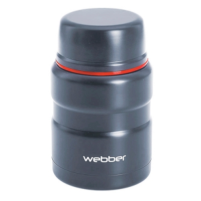 WEBBER SSV-0500/25N Термос пищевой с колбой из нерж и нерж. ложкой 500 мл,серый(30)