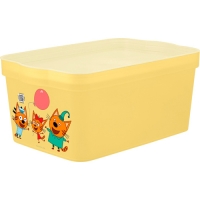 Ящик для хранения Три Кота Plast Team 7,5л PT3503 Ящик для хранения Три Кота Plast Team 7,5л PT3503