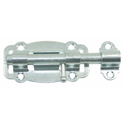 Задвижка дверная Металлист ЗДФ 92мм цинк (20)