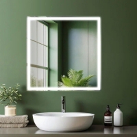 Зеркало Гранд 80х80 С LED подсветкой, диммер, ПВХ корпус