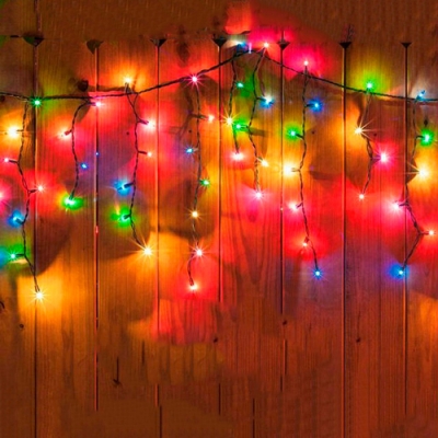 Бахрома светодиодна с эффектом мерцан ULD-B3010-200/TBK MULT IP67 (200 светодиодов, 3м, черны) 3933