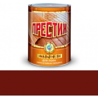 Эмаль для пола БСОХН. (красно-коричневая 0,9 кг) (14шт.в кор.) ПРЕСТИЖ