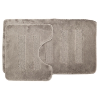 Комплект ковриков для в/к AQUA-PRIME Melany из 2 шт 60х100/50х60см 20мм (серый) Комплект ковриков для в/к AQUA-PRIME Melany из 2 шт 60х100/50х60см 20мм (серый)